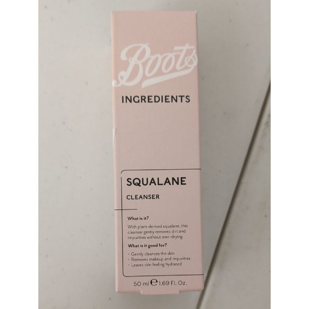 Boots Squalane Cleanser - Light Pink Packaging